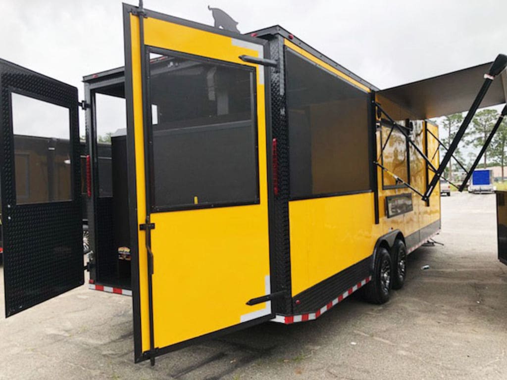 2025 Southern Dimensions 26′ Yellow with Black Trim Concession Food Trailer (SDG-235)